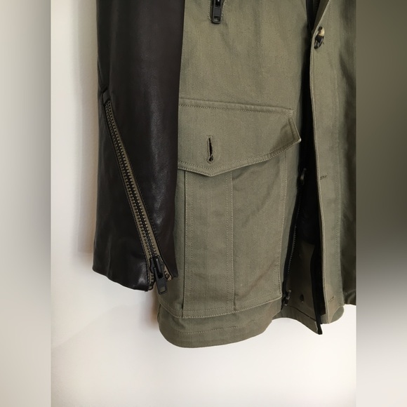 Men’s Mackage Cotton Leather parka - Picture 4 of 5